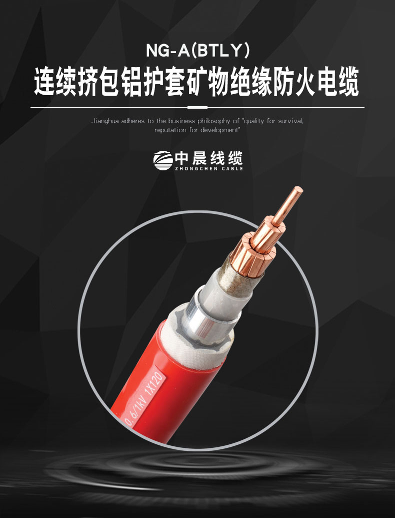 礦物質電纜-NG-A（BTLY） - 中晨電纜
